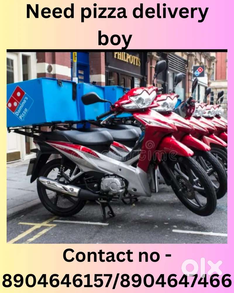 We are looking for pizza food delivery person ¹⁸