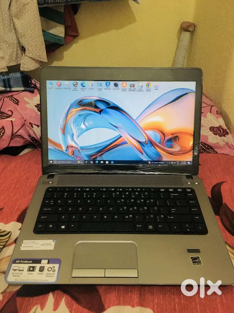 Hp probook 8/256 gb storage battery bekup 4 hours fulldetails niche ha
