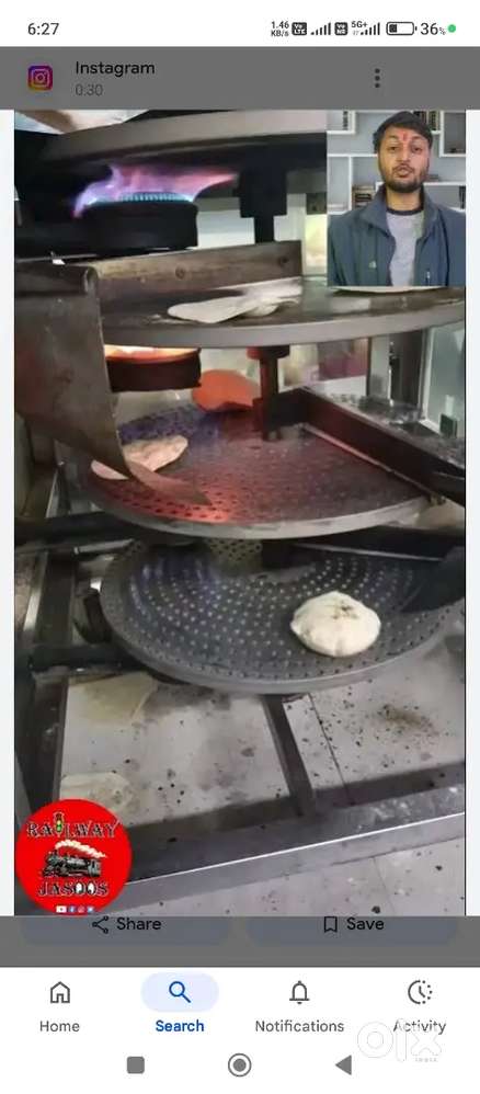 Roti machine