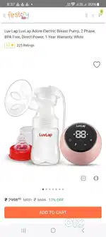 Luv lap breast feeding pump