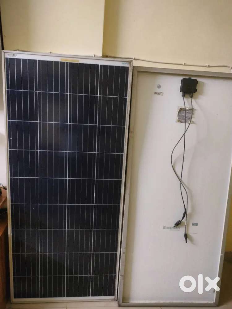 10 solar panels with structure