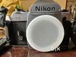 Nikon FG Film Camera with lenses, lens filter  and flash