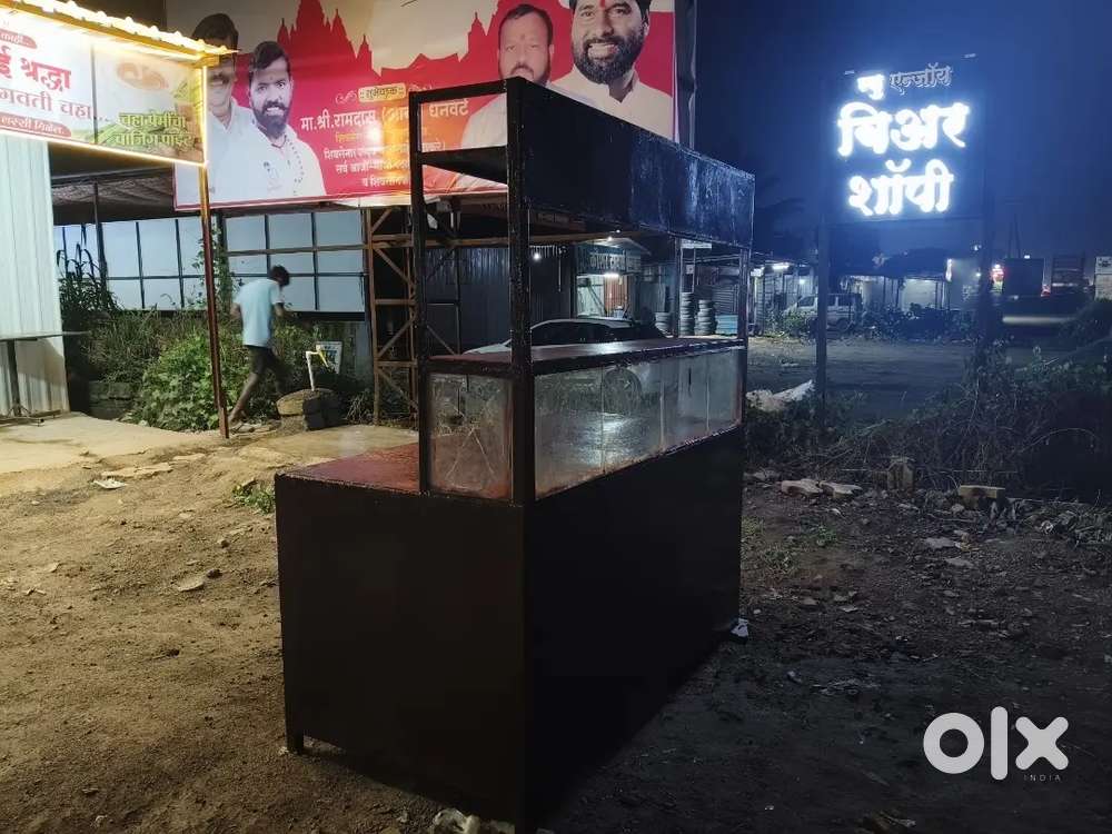 Metal counter for hotel