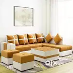 Super discount buy new sofa 8499, L size sofa 13990/-EMI on bajaj