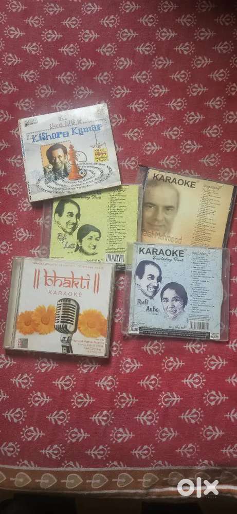 All singars Karaoke audio cds 100+