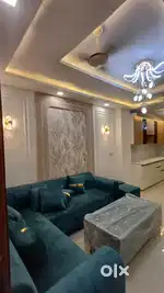 Top floor L type 3bhk flat with roof right only 42lakh nr metro 90%loa