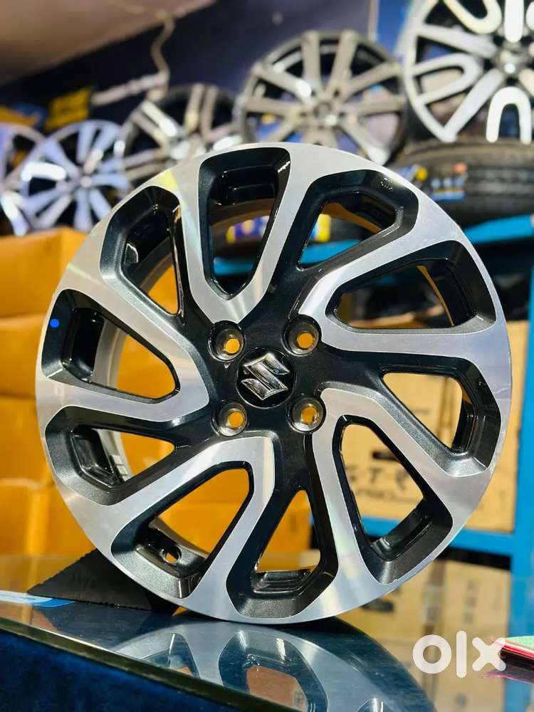 16 inch Baleno diamond cut wheels for swift ciaz fronx verna city etc