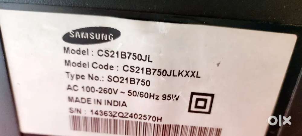 Tv Samsung Model CS21B750JL