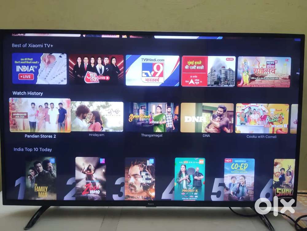 Redmi 43 inch 4k ultra android (100% good )fixed price
