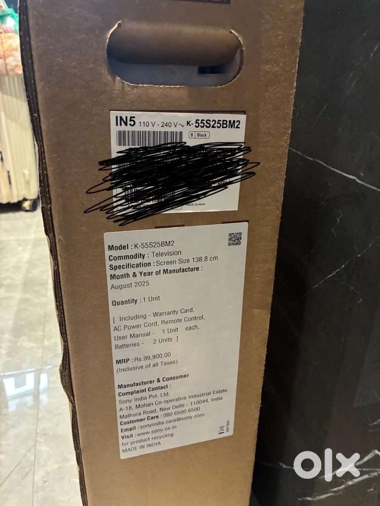 Brand New packed Sony 55 Inch Bravia latest model