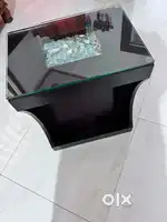Multipurpose glass top table