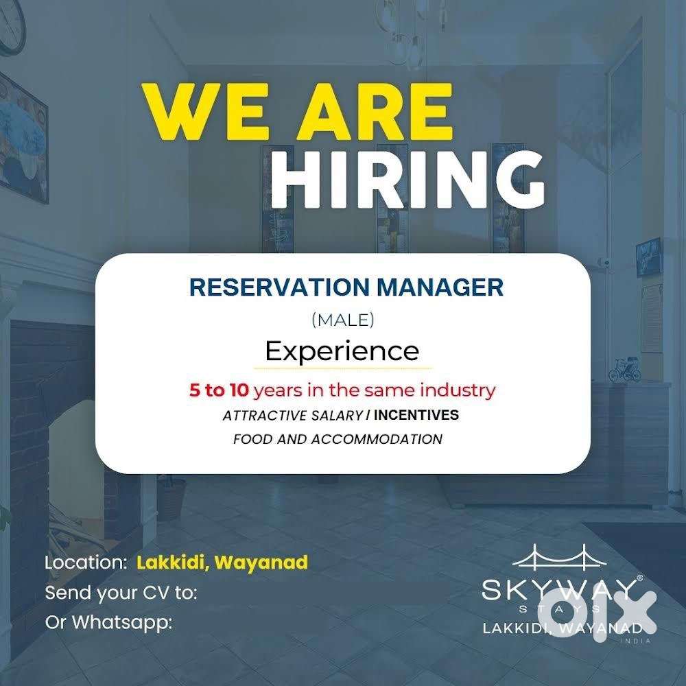 Reservation Manager : Sales