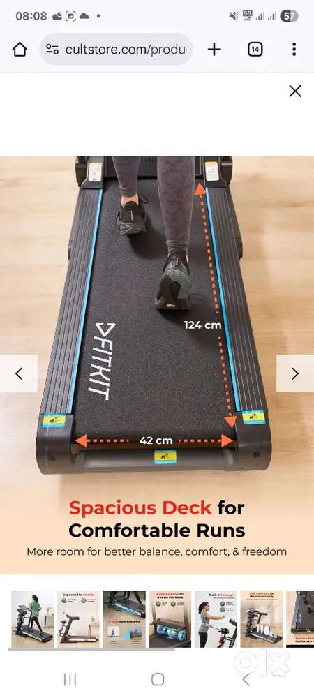 Fitkit FT400MI with 2 dumbells at Rs.9000