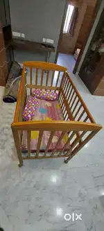 Baby Cot With Mattress & Pillow