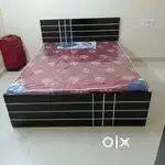 Mountain furniture new Queen size cot with mattress wholesale price