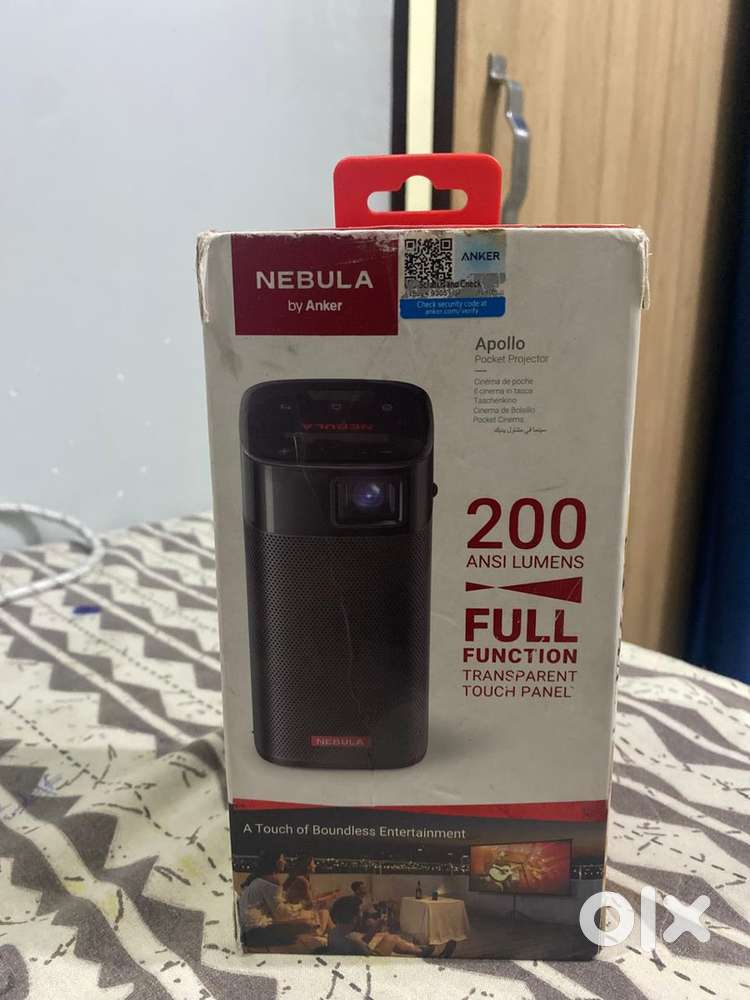 Apollo Nebula touch screen projector with speaker (pocket projector)