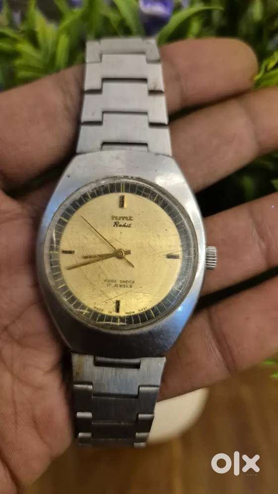HMT Rohit Para Shock 17 Jewels mechanical hand-winding wrist Watch