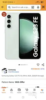 S23 fe 5g sales