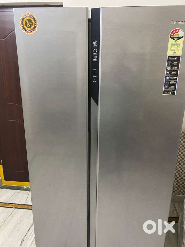 Haier Side by side refrigerator! Excellent condition, 10 months old