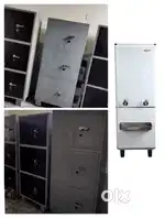 3 floor almari, 5 rack open almari, Voltas watercooler