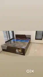 Brand new queen size storage bed with mattress