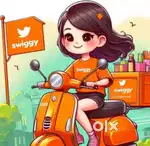 Swiggy food and Instamart delivery boy
