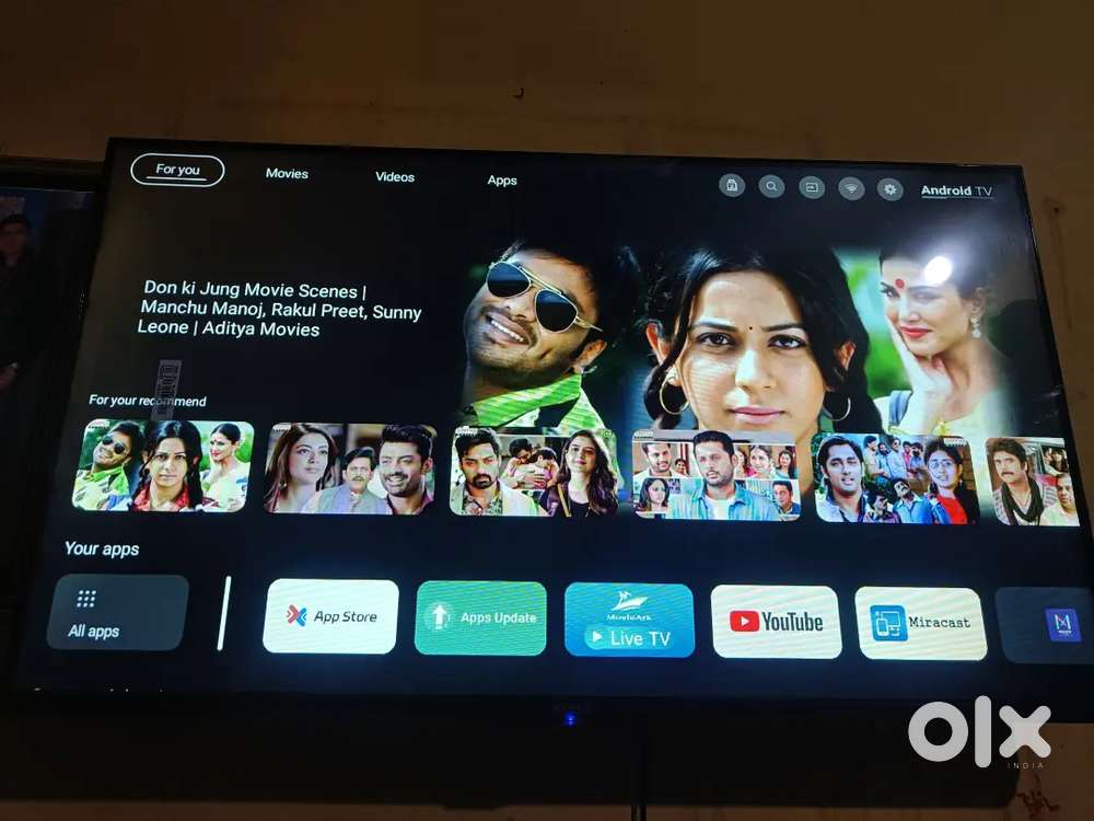 Sony led tv 2 day old 43 inches