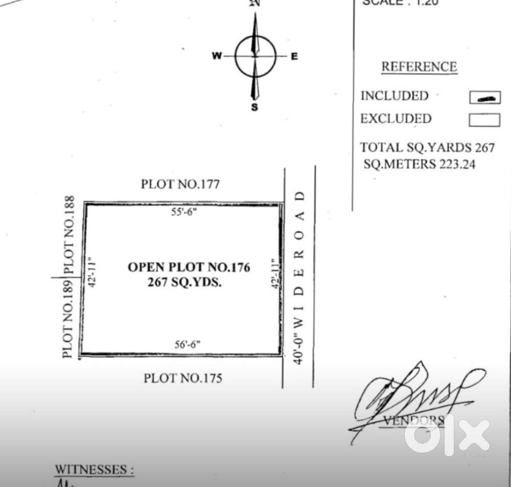 Best Offer plot for sale at Bibinagar