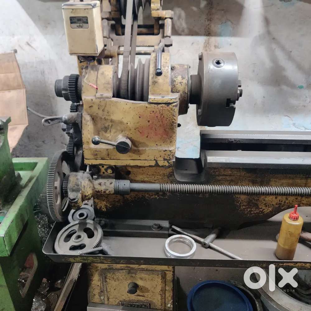 Dilip company heavy leath machine. For zero zero precise work.