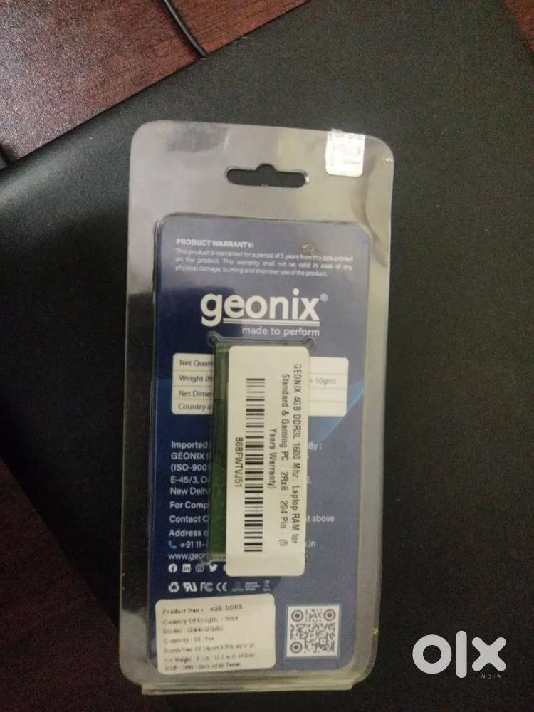 Laptop ram 4gb and 2 gb