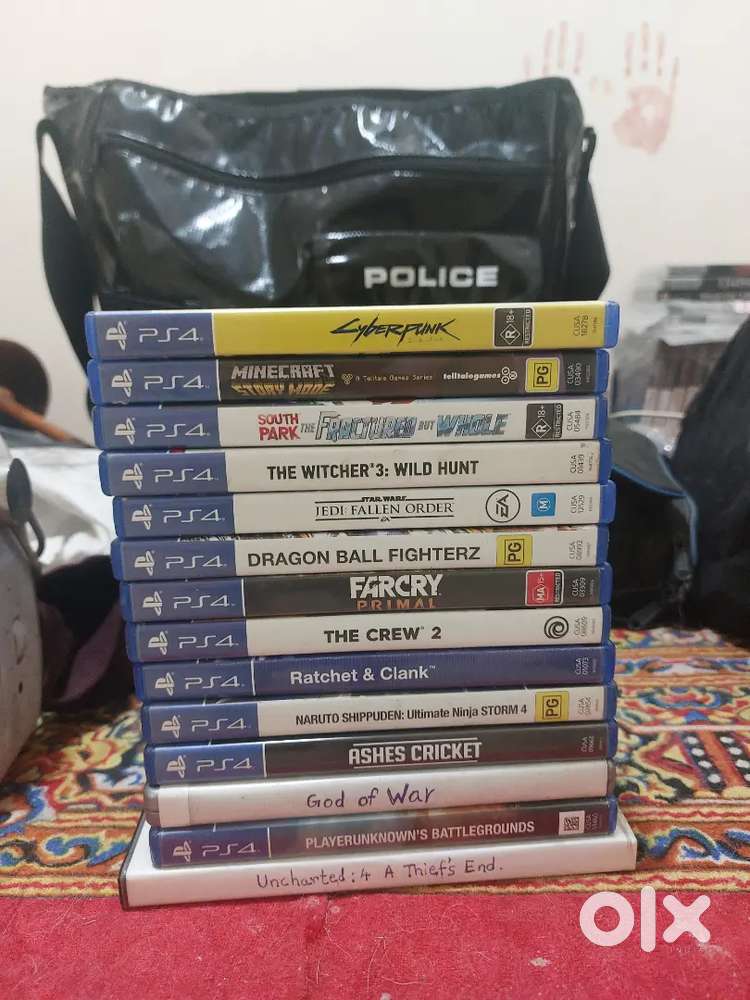PlayStation 4 & PlayStation 5 Games.  14 Games Disc