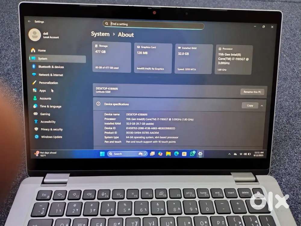 Dell latitude core i7 11th generation