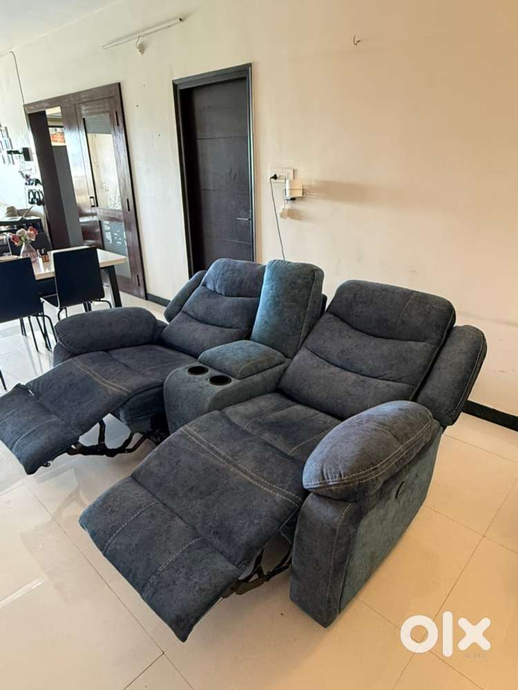 2 seat power recliner sofa set german mechanism