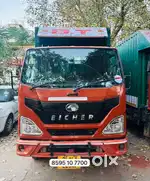 Eicher 2059 cng 14 feet closed body