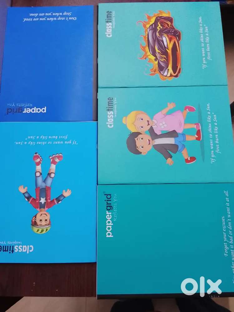 5 books for just 249₹ papergrid and class time