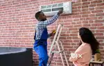 SPOT DOOR STEP SERVICE AVAILABLE FOR AIR CONDITIONER INSTALLATION WORK