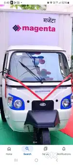 Magenta ev Driver and helper
