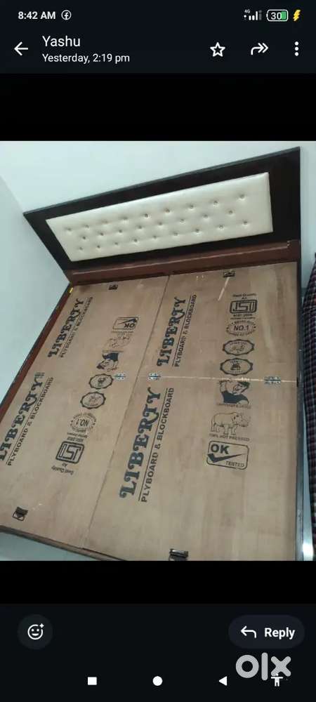 Double bed (6*6)- perfect for organizing bedroom