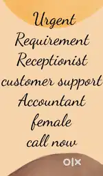 Fresher and experience candidate also apply only for female