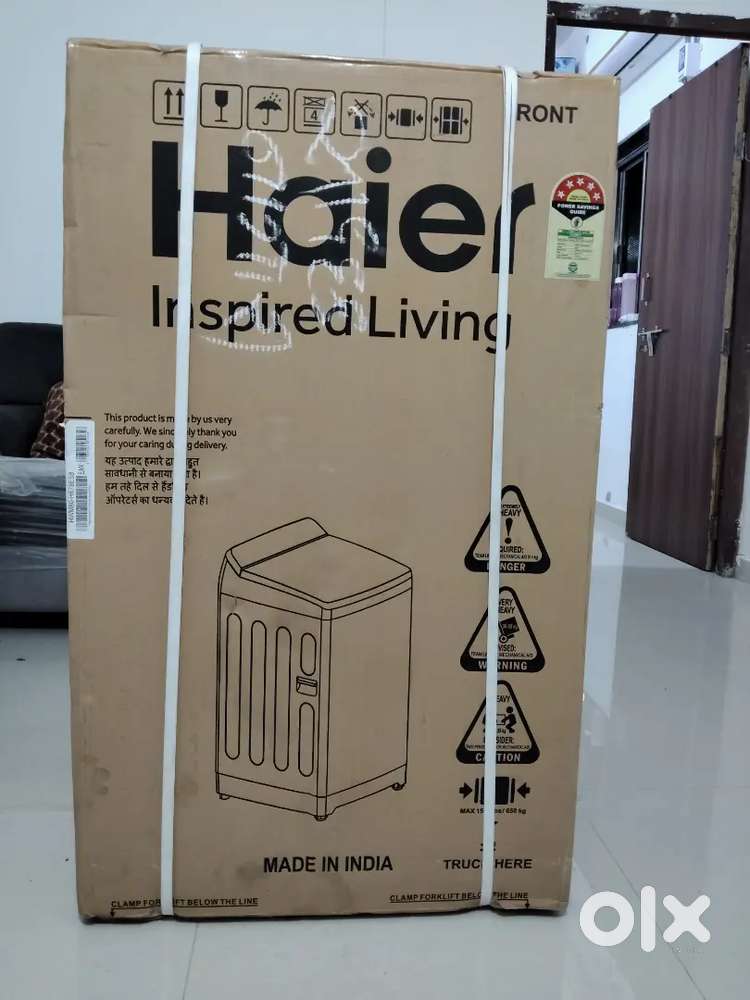 Haier Washing Machine in Brand New Condition (Seal Pack Box) No Used