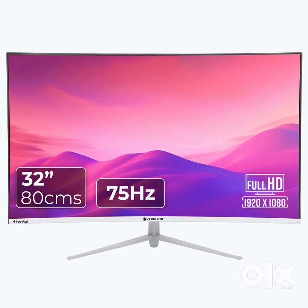 Zebronic 81.28 cm 32inch Curved Full Wall mountable Monitor