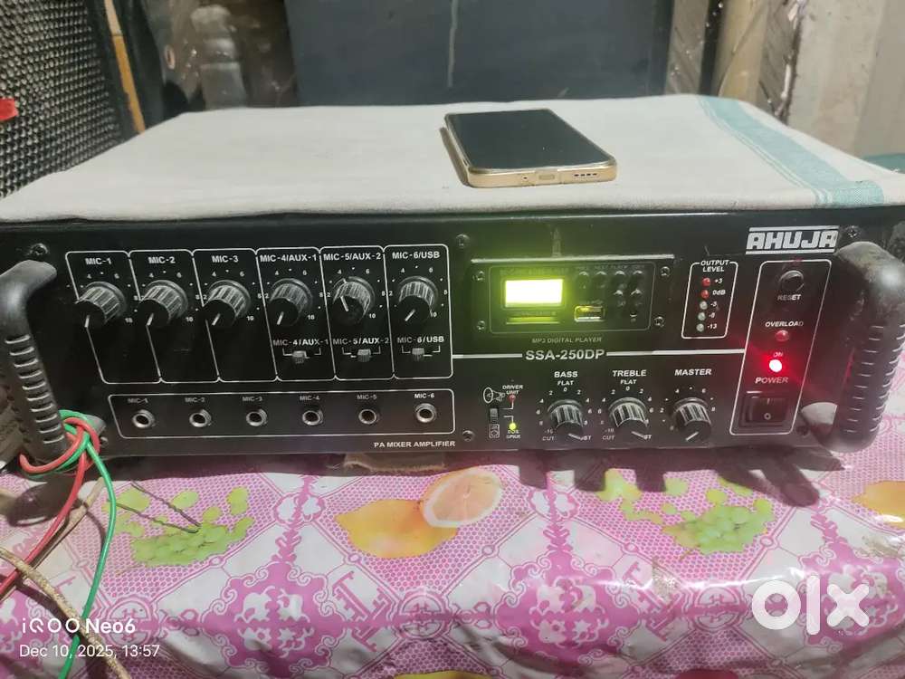 Ahuja ssa250dp and Ahuja box  100w×2