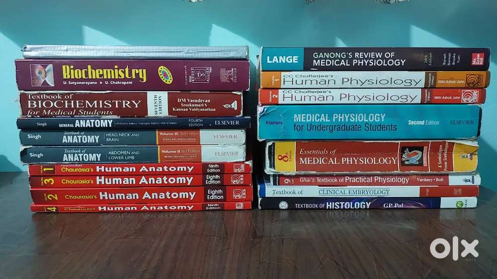MBBS 1st year textbooks
