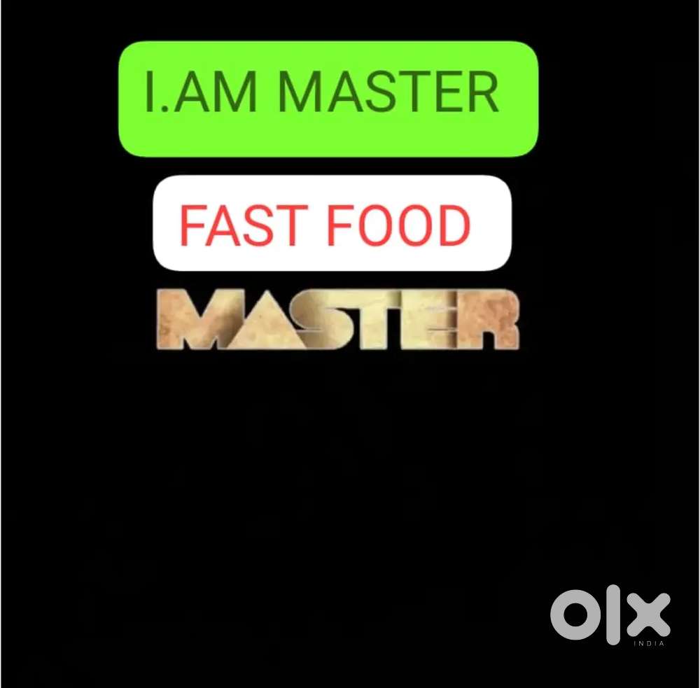 I A M MASTER  FAST FOOD. MASTER ONLY I'M
