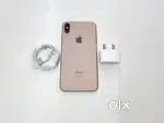 iPhone XS Max Gold Color 512GB Good Condition With Charger, Data Cable