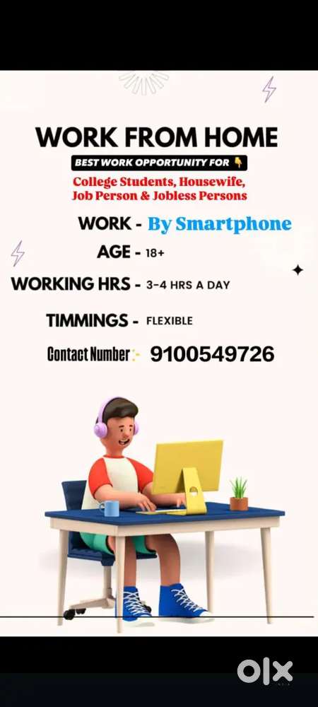 Work from home.