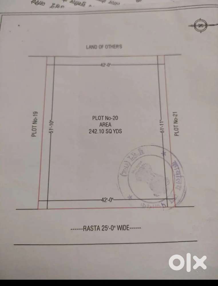 Plot for sale behind ola market gudha road, 100 meter from gudha road