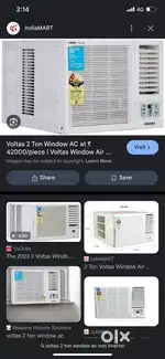 Voltas 2 ton window ac working properly like a new