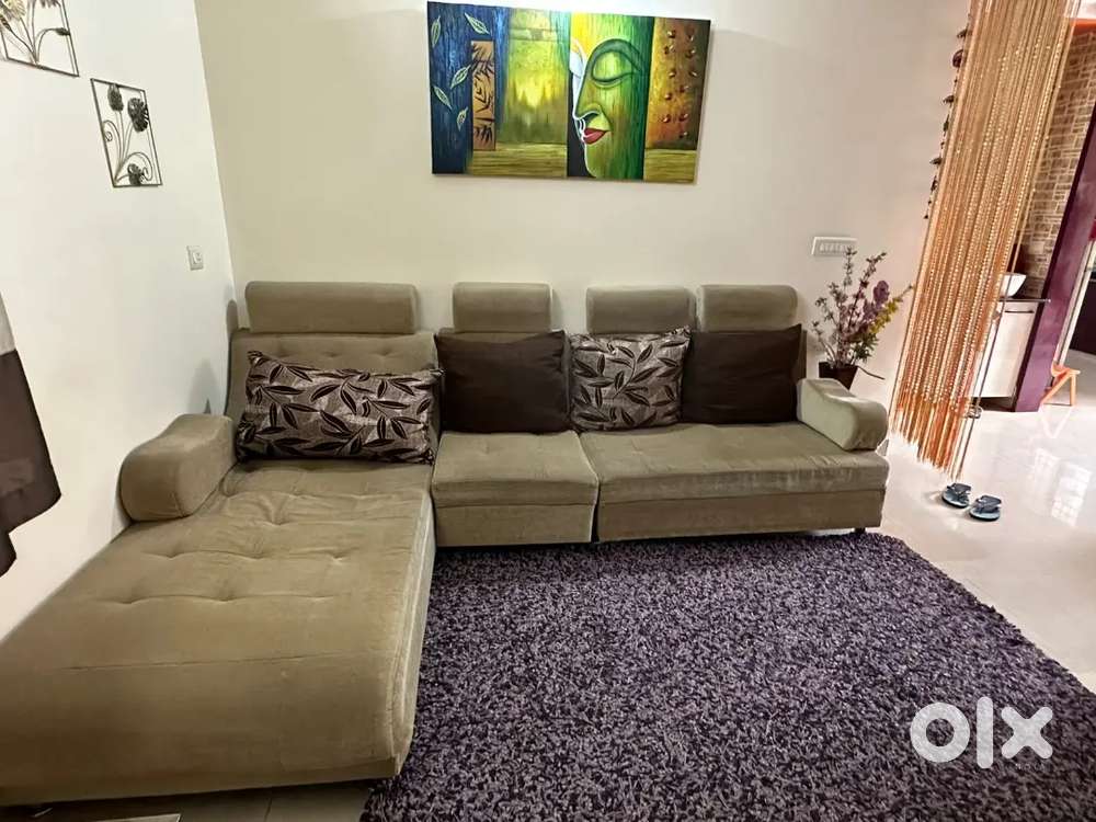 Sofa 3 seater + right launger