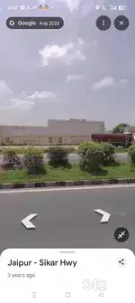 Sikar Road 427Gaj JDA Approved 60 Fit or 30 Fit Road ka Khali plot hai